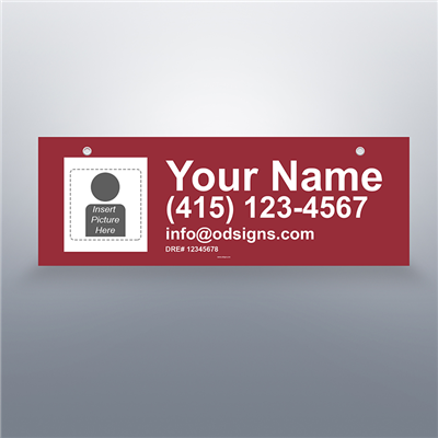 Alliance Bay 24"x8" Custom Photo Name Riders-D1