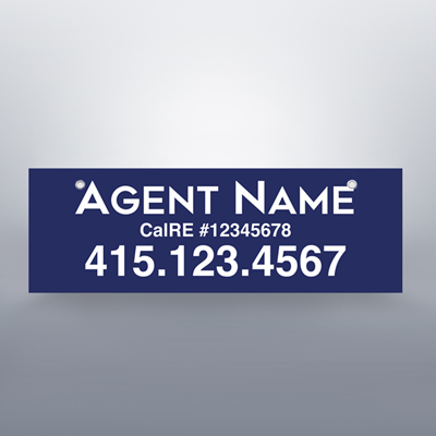 Coldwell Banker 24"x8" Custom Name Riders-D1