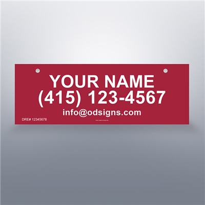 Alliance Bay 24"x8" Custom Name Riders-D1