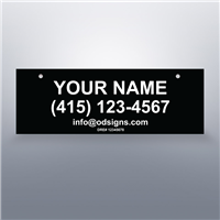 Alliance Bay 24"x8" Custom Name Riders-D1B