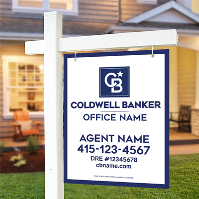 Coldwell Banker 24"x30" For Sale Panel-D3