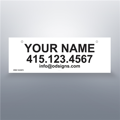 Generic 24"x8" Custom Name Riders-D1