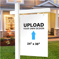 24" x 36" For Sale Panel - File Upload